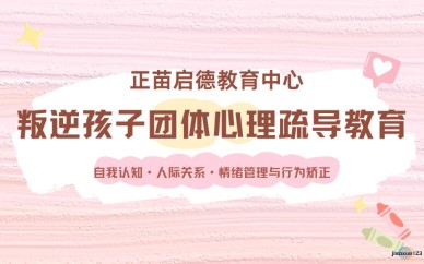 叛逆孩子团体心理疏导教育